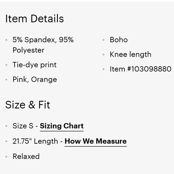 2 Tie Dye Skirts, XS & S, summer breezy, Merona, Faded Glory bundle stretchy - Picture 7 of 14